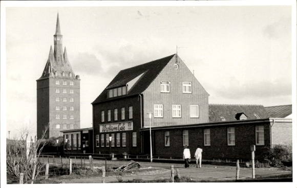 Photo North Sea resort Wangerooge in East Frisia, West Tower, West Tower Café