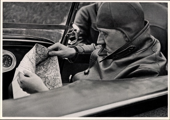 Collective picture Adolf Hitler in the car, road map, compilation no. 15 picture 11