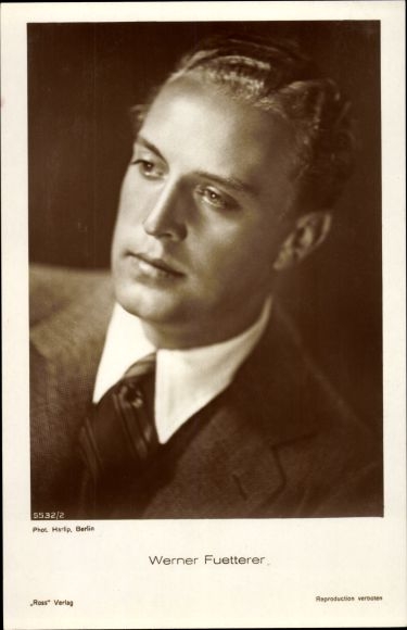 Ak Schauspieler Werner Fuetterer, Portrait, Ross Verlag 5532/2
