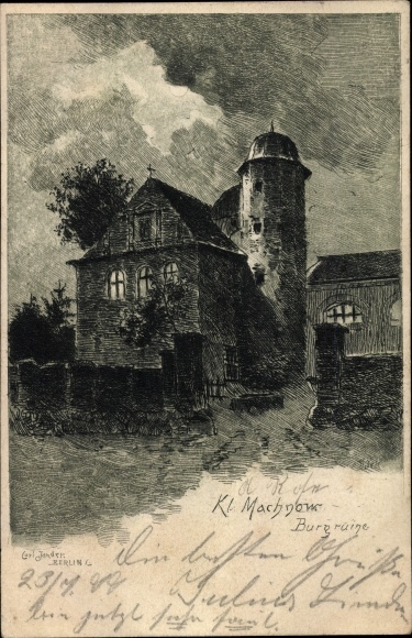 Artist PC Kleinmachnow in Brandenburg, castle ruins