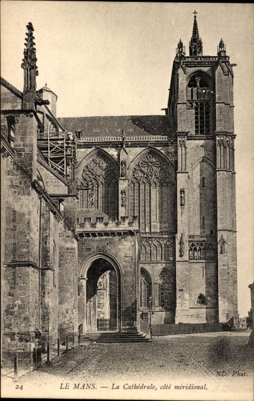 Postcard Le Mans Sarthe, Cathedral