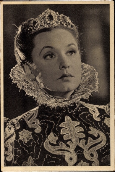 Postcard Actress Zarah Leander, portrait