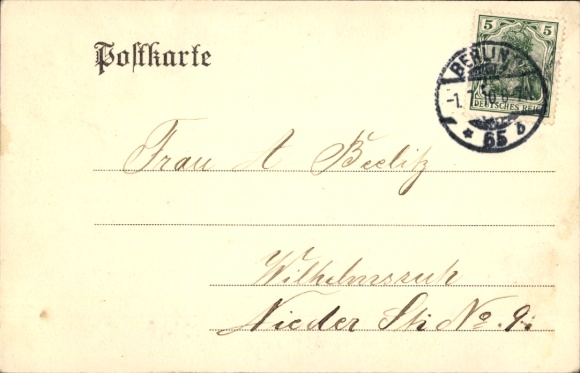 Postcard Berlin Reinickendorf Konradshöhe Tegelort, Restaurant Schlösschen Waldburg, Steg