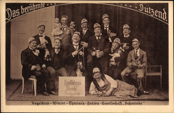 PC Dresden Altstadt, Kegelklub-Winter-Thymians-Men-Society &quot;Schminke&quot;, men&#39;s group