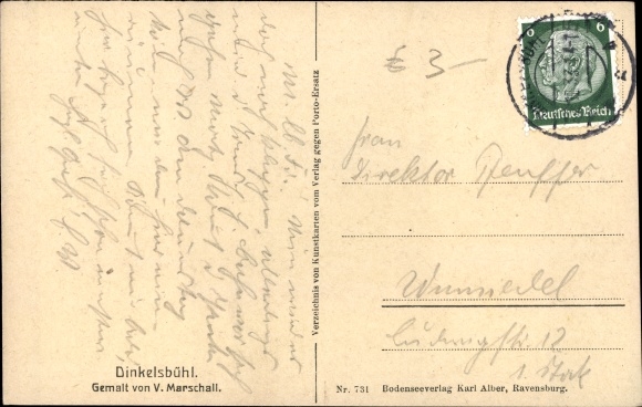 KP artystyczna Marschall, V., Dinkelsbühl w środkowej Frankonii, okolica