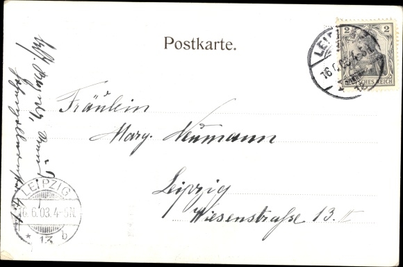 Postcard Rudolf Bergner, founder of the Austrian Association of Bird Friends