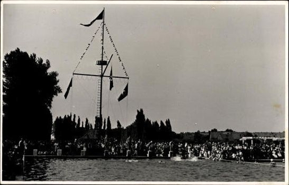 7 old PCs Elze in Lower Saxony, tower diving before 1945, various views