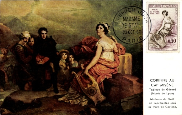 Maksymalny CPA Corinne au Cap Misene, Tableau de Gerard, Madame de Stael