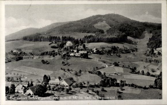 Postcard Schweigmatt Raitbach Schopfheim in Baden, aerial photograph