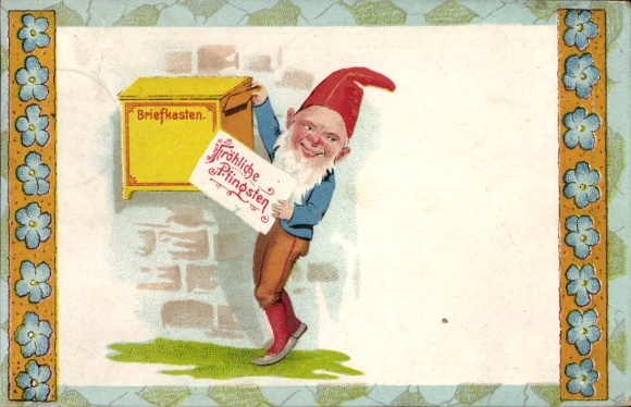 PC Congratulations Pentecost, dwarf, mailbox