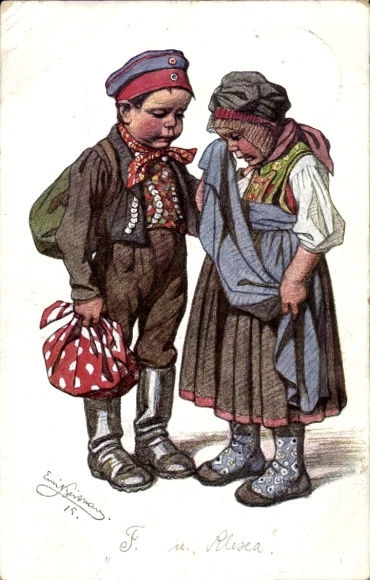 Artist Postcard Beithan, Emil, Soldier's Love, Farewell