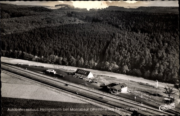 Ak Heiligenroth Westerwaldkreis Rheinland Pfalz, Auobahnrasthaus