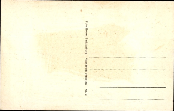 Postcard Tecklenburg in Westphalia, partial views, half-timbered house, open-air stage