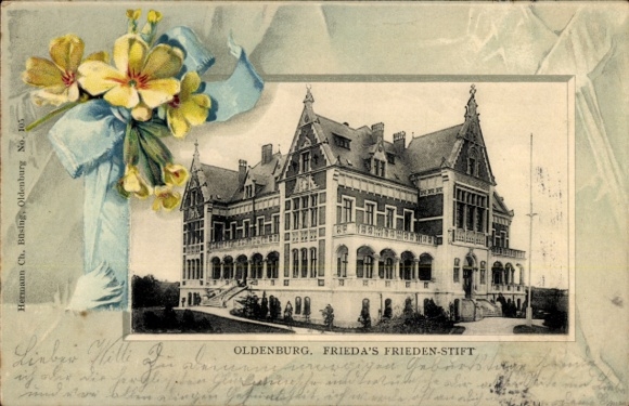 Embossed passepartout PC Oldenburg in Holstein, Frieda's Peace Foundation