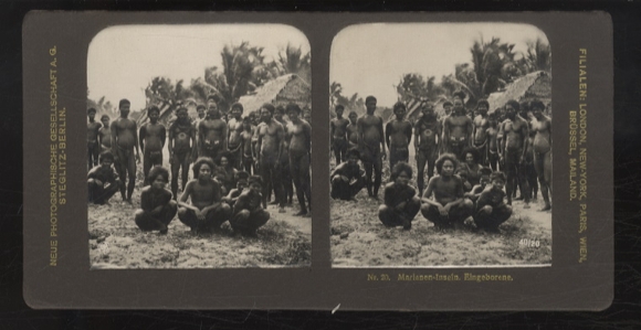 Stereo Photo Mariana Islands, Indigenous