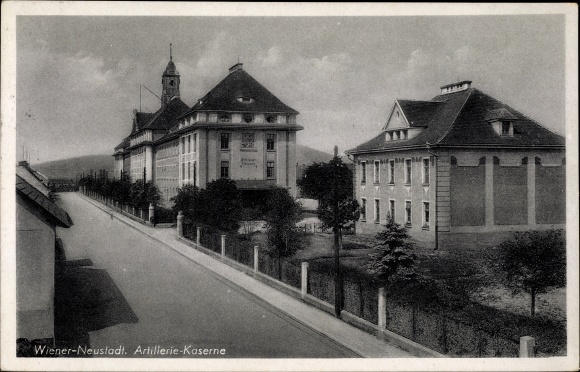 PC Wiener Neustadt Lower Austria, artillery barracks, street view