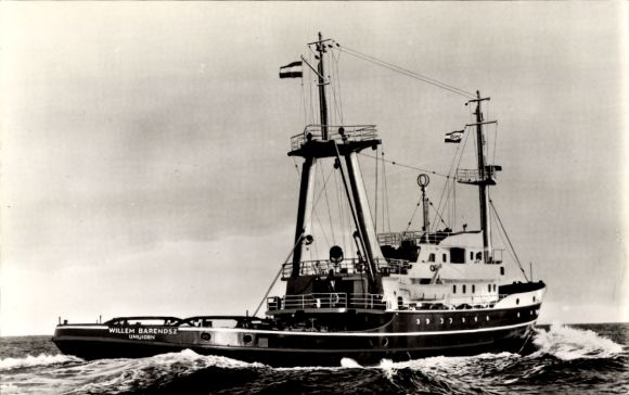Postcard Zeesleper Willem Barendsz
