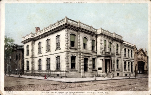 PC Philadelphia Pennsylvania USA, National Bank of Germantown