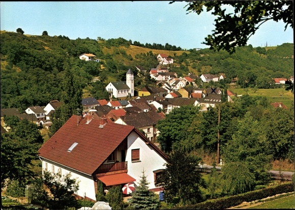 Ak Niederkail Landscheid in der Eifel, Teilansicht
