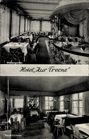 Ak Schwabstedt in Holstein, Hotel zur Treene, interieur