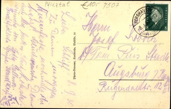 Postcard Berghausen Pfinztal am Kraichgau, Inn zum Laub, Weinstube