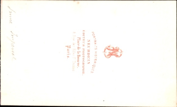Carte de Visite Napoléon Eugène Louis Bonaparte, Prince Imperial, son of Emperor Napoleon III.