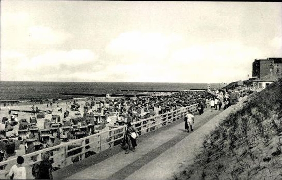 10 alte Ak Westerland auf Sylt, diverse Ansichten