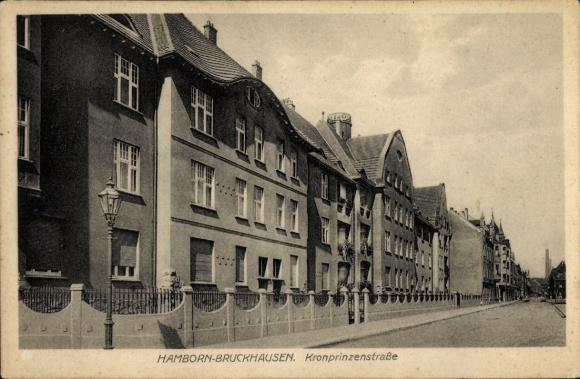 KP Hamborn Bruckhausen Duisburg w Zagłębiu Ruhry, Kronprinzenstraße