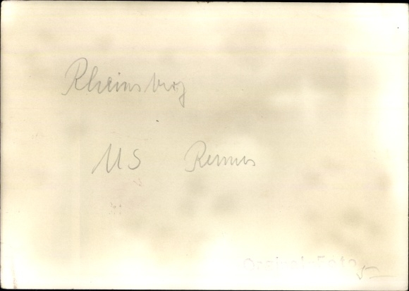 Photo PC Rheinsberg in Brandenburg, saloon steamer Remus, P 270
