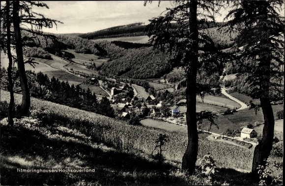 Postcard Titmaringhausen Medebach in Sauerland, panorama