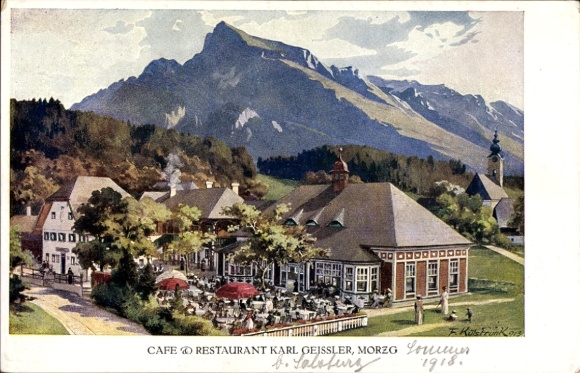 Artist Postcard Külstrunk F., Morzg Salzburg, Karl Geissler