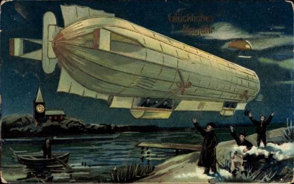 Szczęśliwego Nowego Roku, Zeppelin, Sterowiec