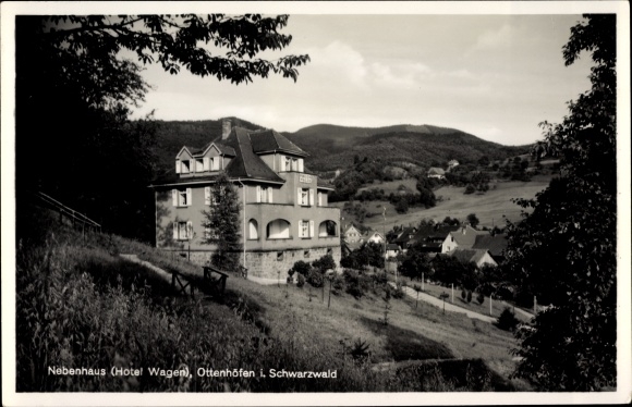 Ak Ottenhöfen im Schwarzwald, Hotel Wagen, bijgebouw