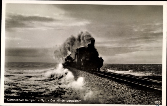PC Kampen on Sylt, Hindenburgdamm, railway