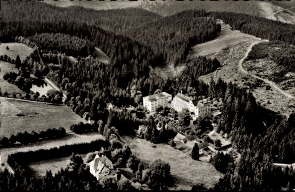 Postcard Clausthal Zellerfeld in the Upper Harz, Johanneser Kurhaus