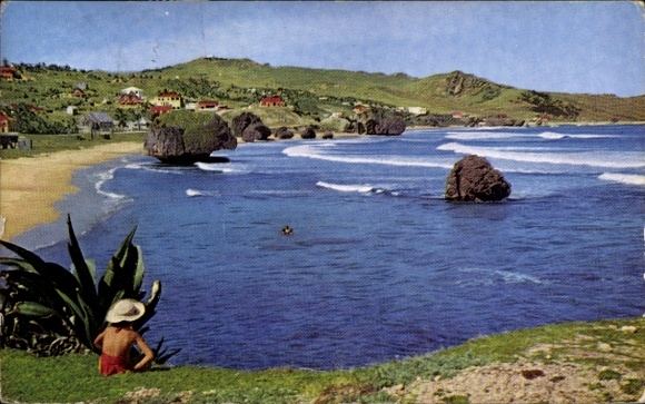 Postcard Bathsheba Barbados, East Coast