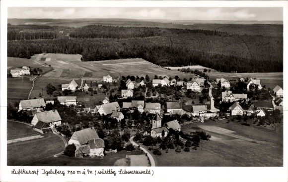 Ak Igelsberg Freudenstadt im Schwarzwald, Luftkurort, 730 m, ländliche Architektur, Schwarzwald