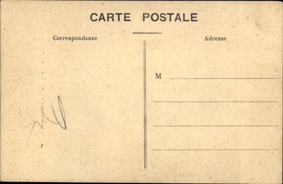 Postcard Dahomey Benin, Termitiere