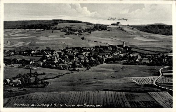 KP Spielberg Gnotzheim Środkowa Frankonia, zdjęcie lotnicze