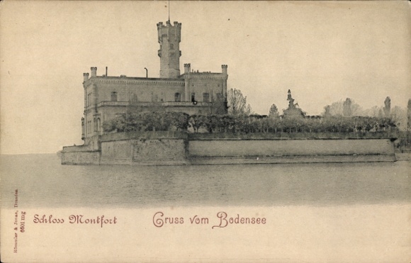 Ak Bichel Wasserburg am Bodensee, Schloss Montfort