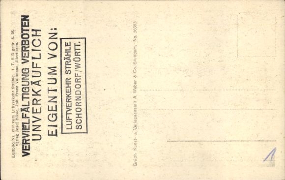 Postcard Illertissen in Swabia, aerial photograph