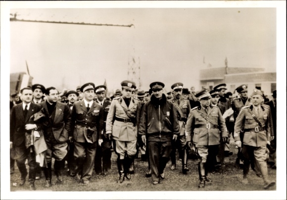 Zdjęcie Hoffmann, Heinrich, Tirana, włoski minister spraw zagranicznych hrabia Ciano