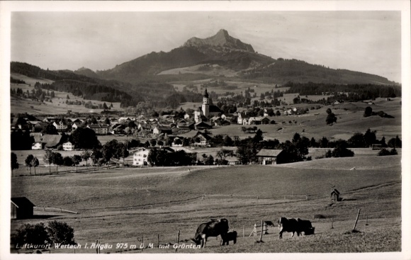 KP Wertach w Allgäu, zdjęcie lotnicze