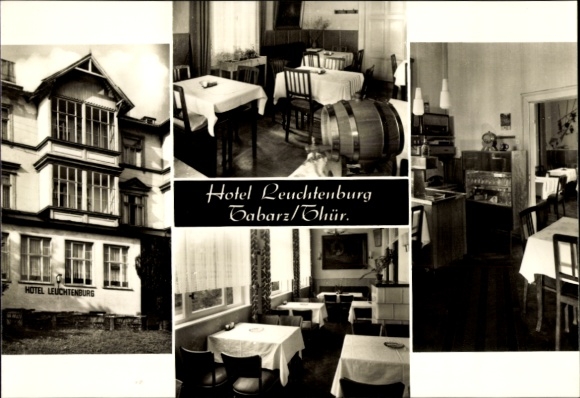 Ak Tabarz im Thüringer Wald, Hotel Leuchtenburg