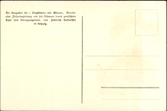Artist Song Postcard Günther, Anton, Gottesgab, My Father's House, Dialect No. 18