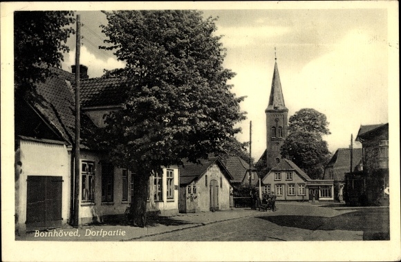 PC Bornhöved in Holstein, village lot, church