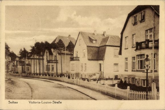 Postcard Soltau Lüneburg Heath Lower Saxony, Victoria-Louise-Straße