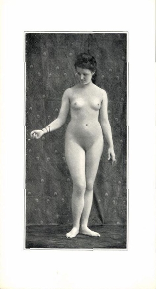 Art Nouveau Album "WITHOUT FASHION" 20 FEMALE NUDE STUDIES FROM NATURE IN HELIOGRAVURE FOR ARTISTS