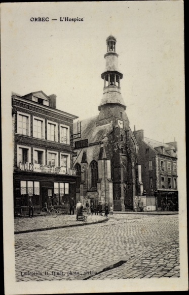 Postcard Orbec Calvados, The Hospice