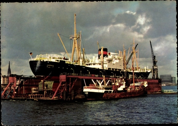 PC Hamburg, harbor party, docked ship